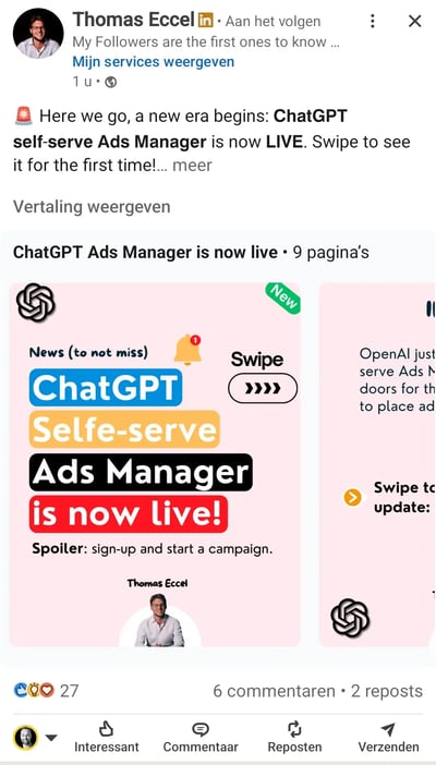 linkedin-carrousel-slideshow-mobiel